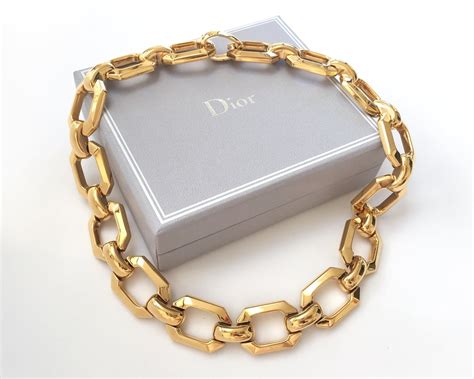 christian dior necklace women|Christian Dior necklace chain.